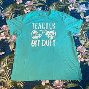 Teacher T shirt size 2X